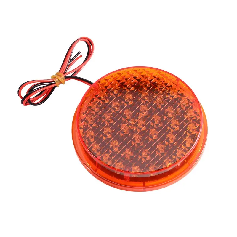 FEDI-100Mm Diameter Traffic Signal Light Module DC 12V LED Traffic Lamp LED Traffic Signal Light Lampwick No Visor Yellow
