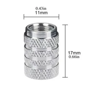 Universalauto Rad Reifenventilstammkappen, Staubabdeckungen, Aluminium, Luftventil, Autozubehör, 4pcs 8 Hauptverkäufe BMW Deckel Valvula Reifen - №1