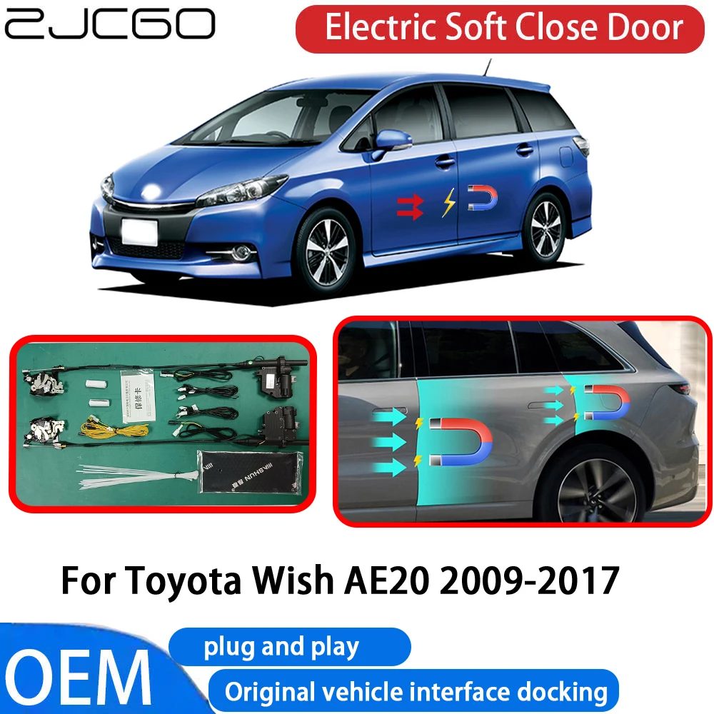 

for Toyota Wish AE20 2009-2017 Car Automatic Electric Soft Close Door Closer System OEM Plug and Play Comfort Closing