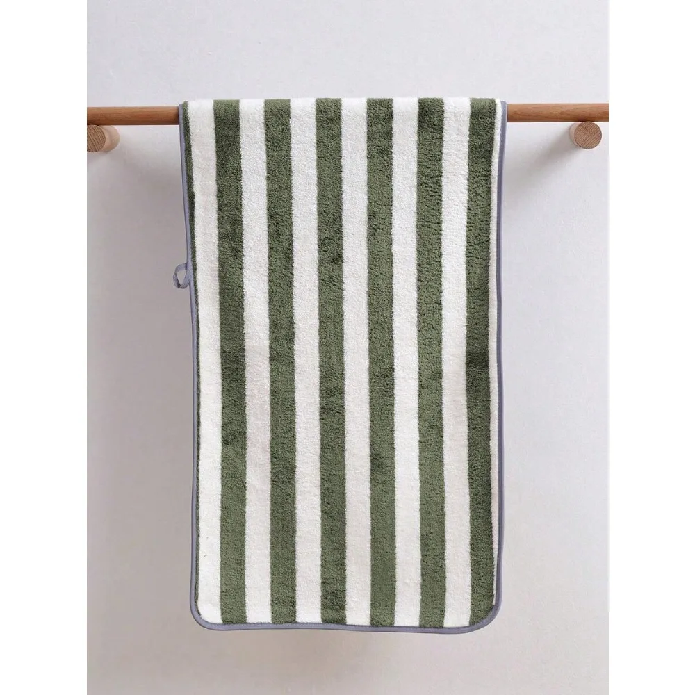 

1/2/3pcs Coral Fleece (Striped) Absorbent Striped Bathroom Towel/Towel; Soft And Quick-Drying Coral Fleece Face And Hand Towel; Microfiber Highly Absorbent; Suitable For Bathroom, Pool, Gym, Beach