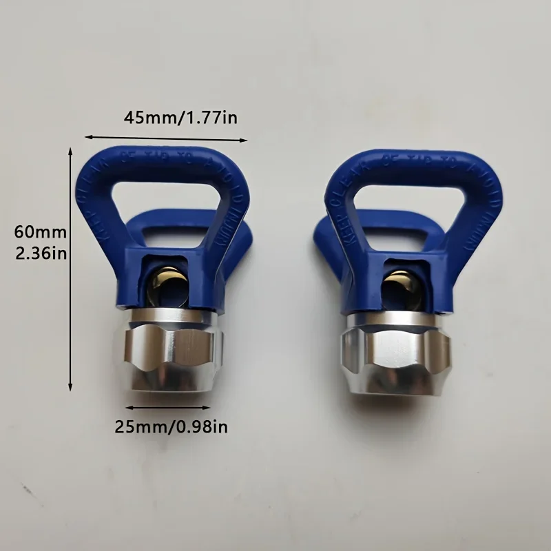 

2pcs Nozzle Bracket Set for Low-pressure Nozzle Base and Spray Pen Head for Airless Paint Spray Gun