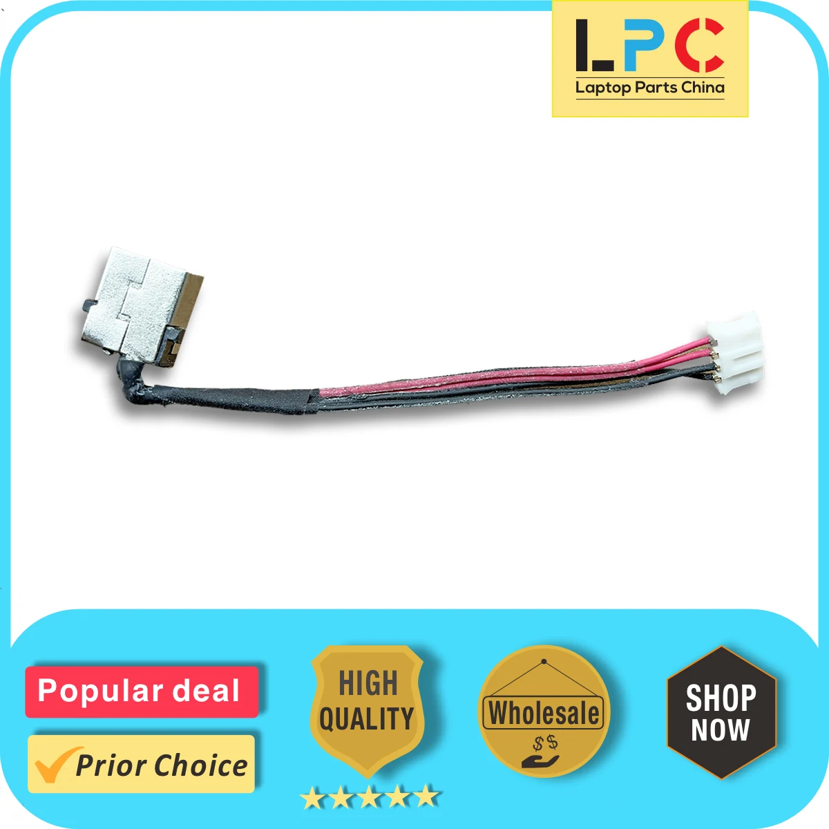 Para Acer Aspire ES1-523 ES1-533 ES1-572 ES1-732 Conector de alimentación CC con cable Puerto de carga Nuevo DC30100Y300