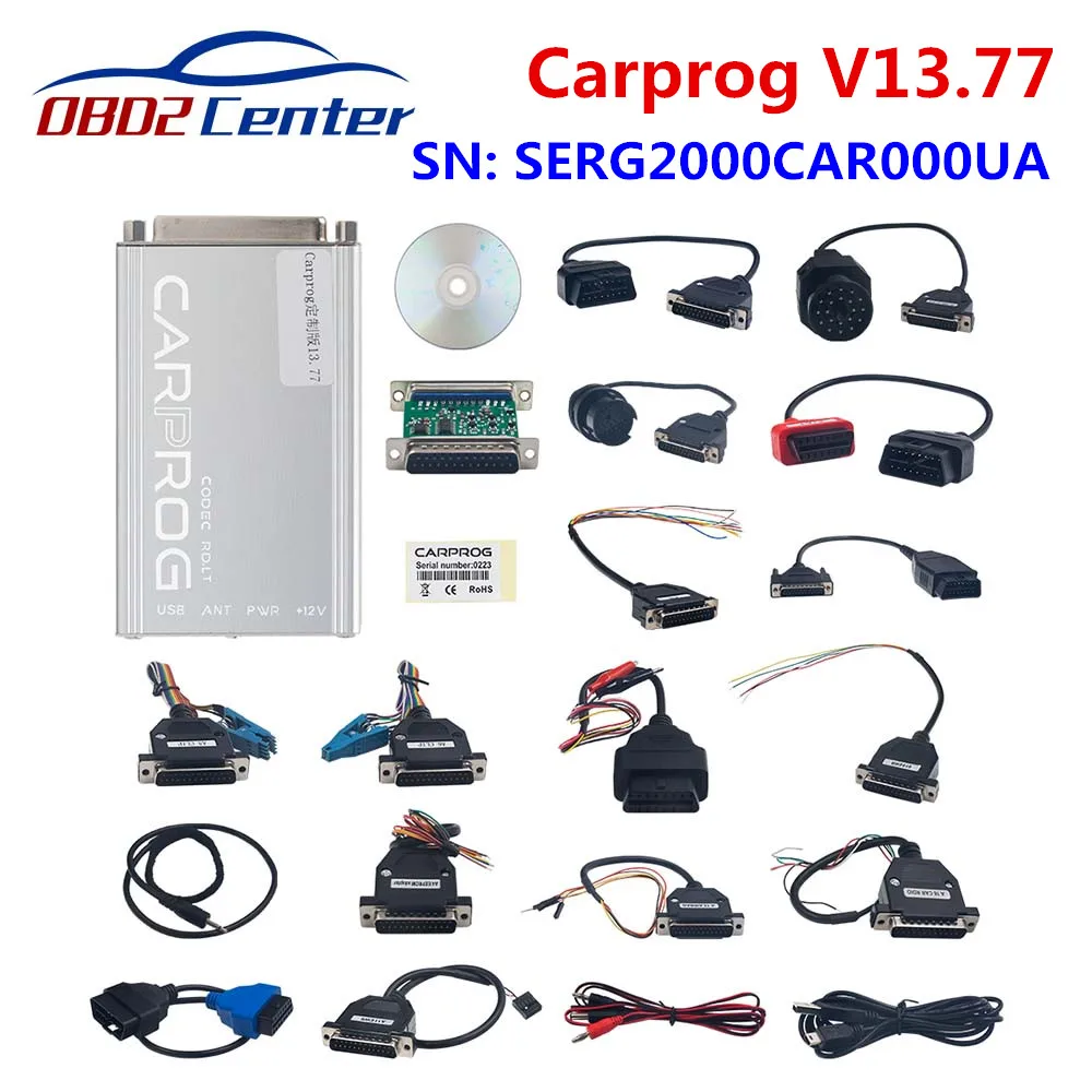 Carprog V13.77 Online Version Auto Repair Tool Full Set Car Prog Firmware 13.77 Ecu Chip Tuning Tool Better Than Carprog 10.93