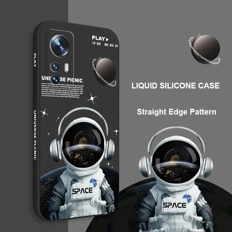 Astronaut Angel Phone Case For Xiaomi Mi 17 15 14 13 13T 12 11 Ultra lite 12T 11T  Pro Lite Poco X7 F5 F4 X5 X4 M4 F3 Pro 5G GT