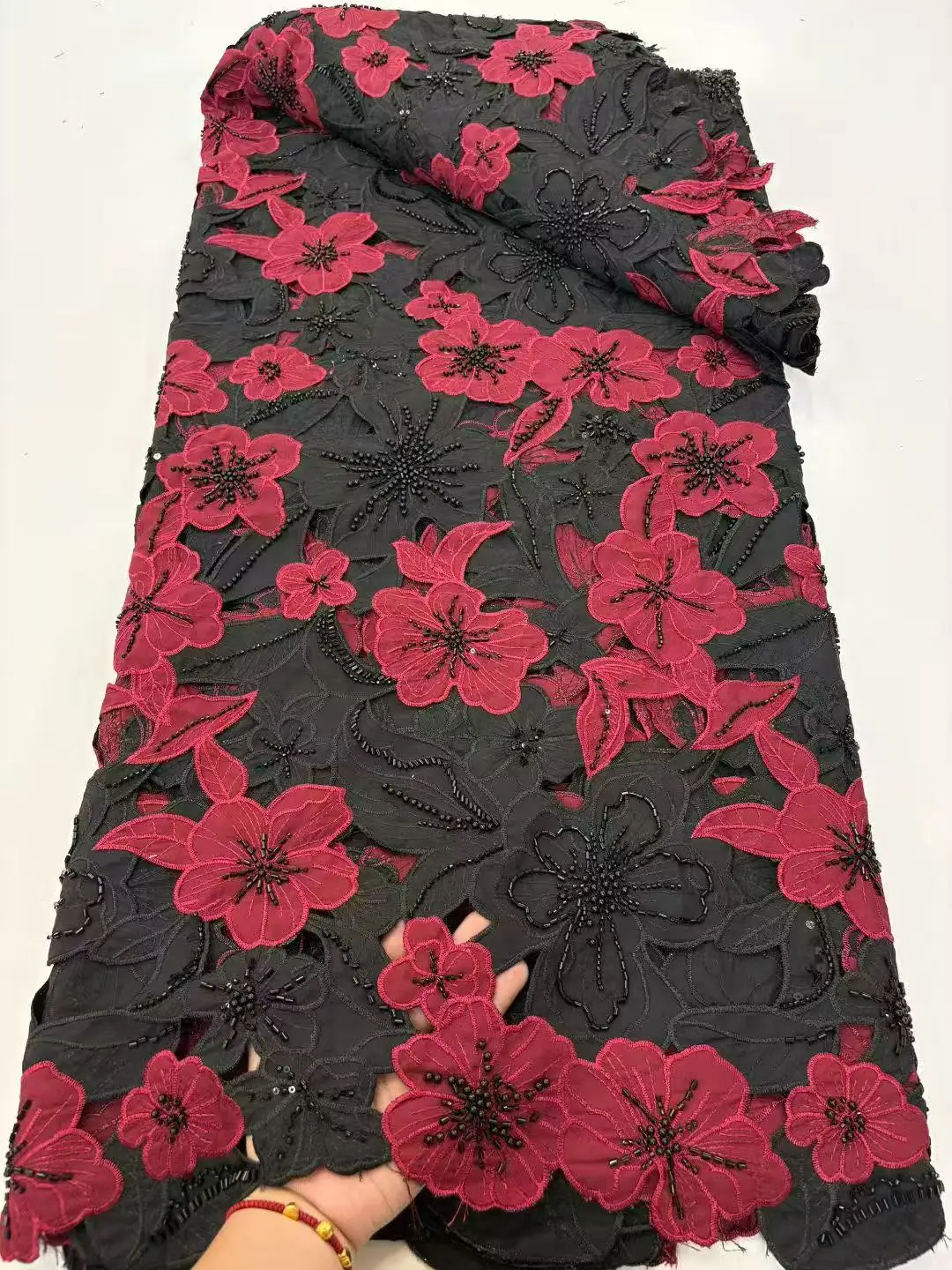 

Африканская кружевная ткань 2025, блестки, вышивка бисером, нигерийская свадебная ткань для жениха, высокое качество, французский тюль, кружевная ткань для свадьбы