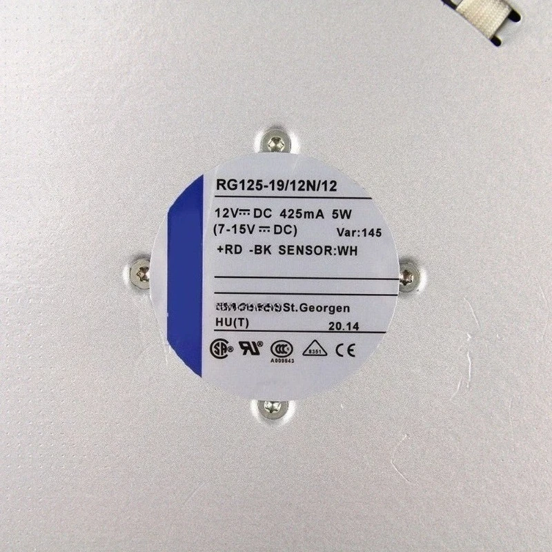 RG125-19 /12N RG125-19 /12N/2 RG125-19 /12N//12 RG125-19/14N RG125-19/14N/2 Originallüfter
