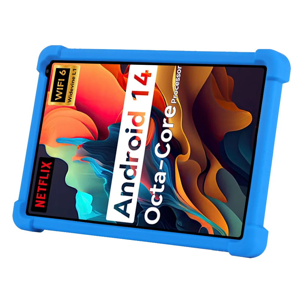 Capa para tablet rowt a10 10.1, capa de suporte de silicone infantil para aiprotabletc20e/zonko d115/mb1001 tablets de 10.1 polegadas