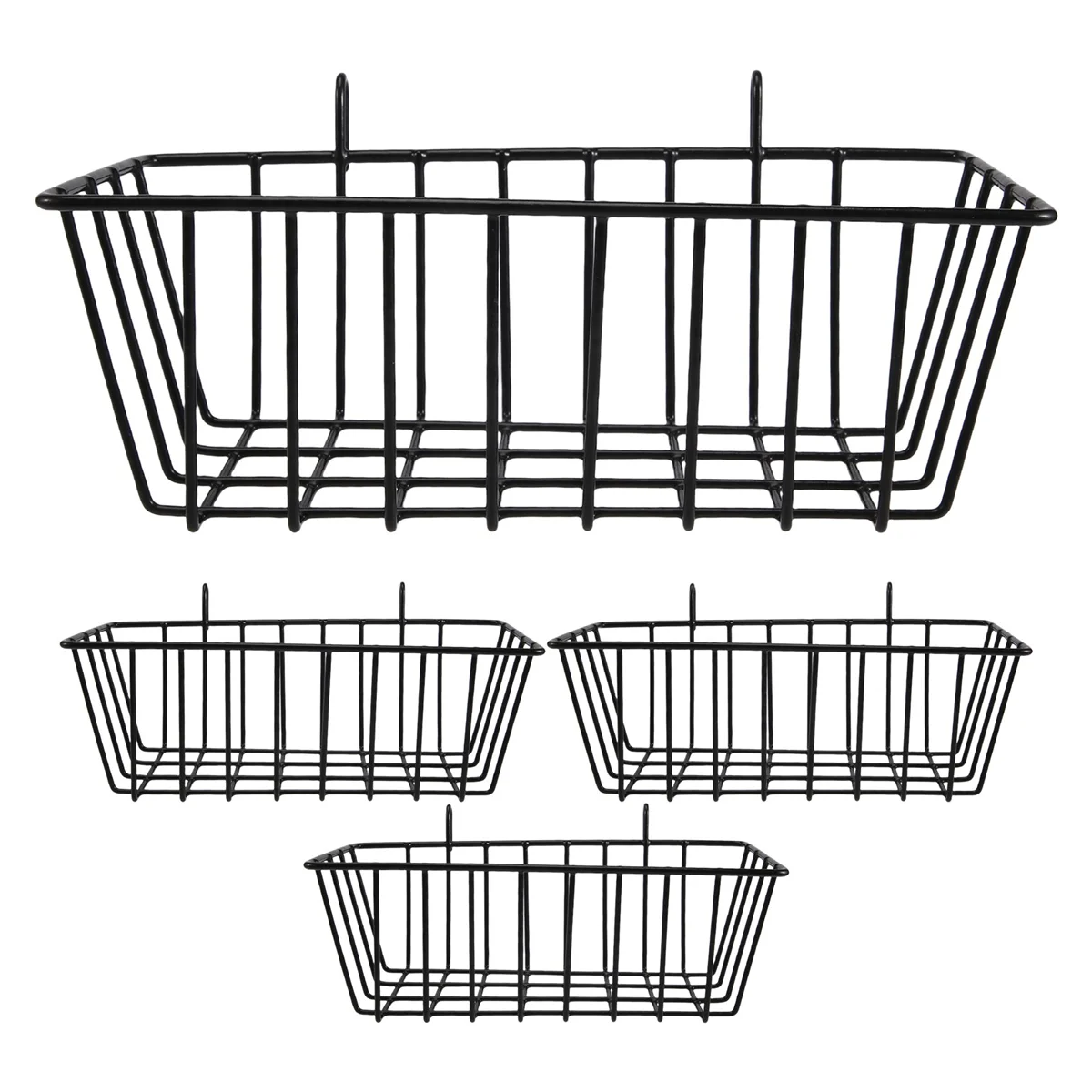 

4PCS Shelf for Design Metal Wall Grille, Shelf Design Grid Photo Wall Used for Lattice Photo Wall Wire Basket