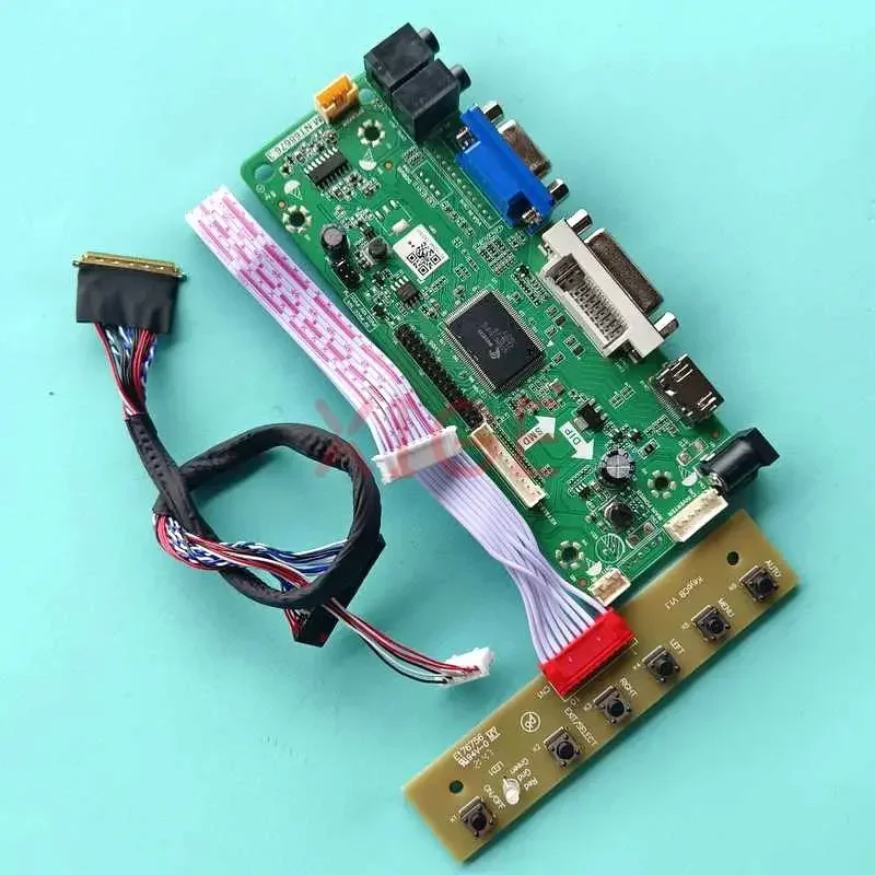 

Controller Driver Board For B156HW01 V0/V1/V2/V3/V4/V5/V6 Kit Laptop Matrix 15.6" 1920x1080 HDMI-Compatible DVI VGA LVDS 40 Pin