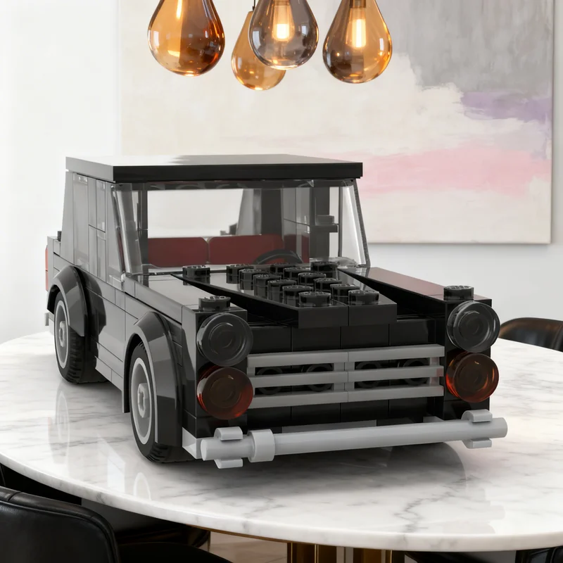 131-pecas-moc-peugeot-403-veiculo-de-corrida-colecionavel-blocos-de-montar-kit-de-construcao-modelo-de-montagem-brinquedo-base-presente-para-colecionadores
