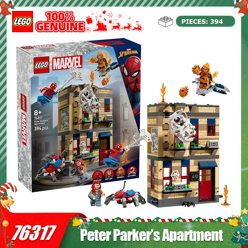 

LEGO Building Blocks Assembly Superhero 76317 Peter Parker's Apartment Boys and Girls Children's Toys Christmas Gift