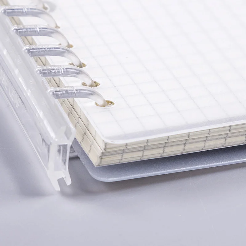 Simple Style Translucent Binder Loose Leaf Inner Core A5 B5 Notebook Notepads Diary Planner School Office Supplies