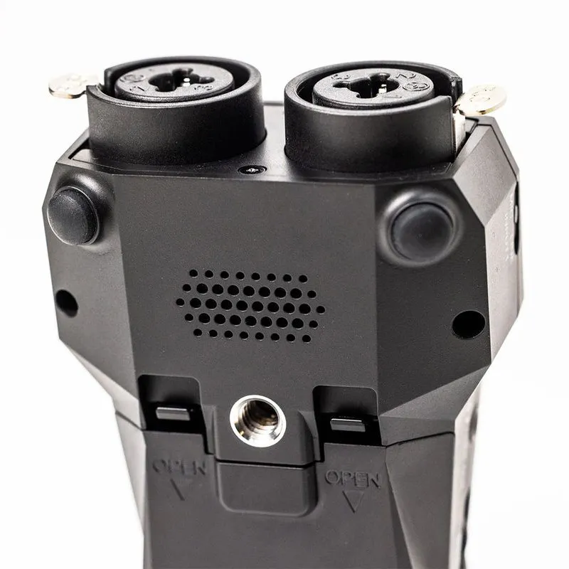 Zoom H1 XLR Handy Recorder with XLR/TRS combo inputs and dual AD converters for recording