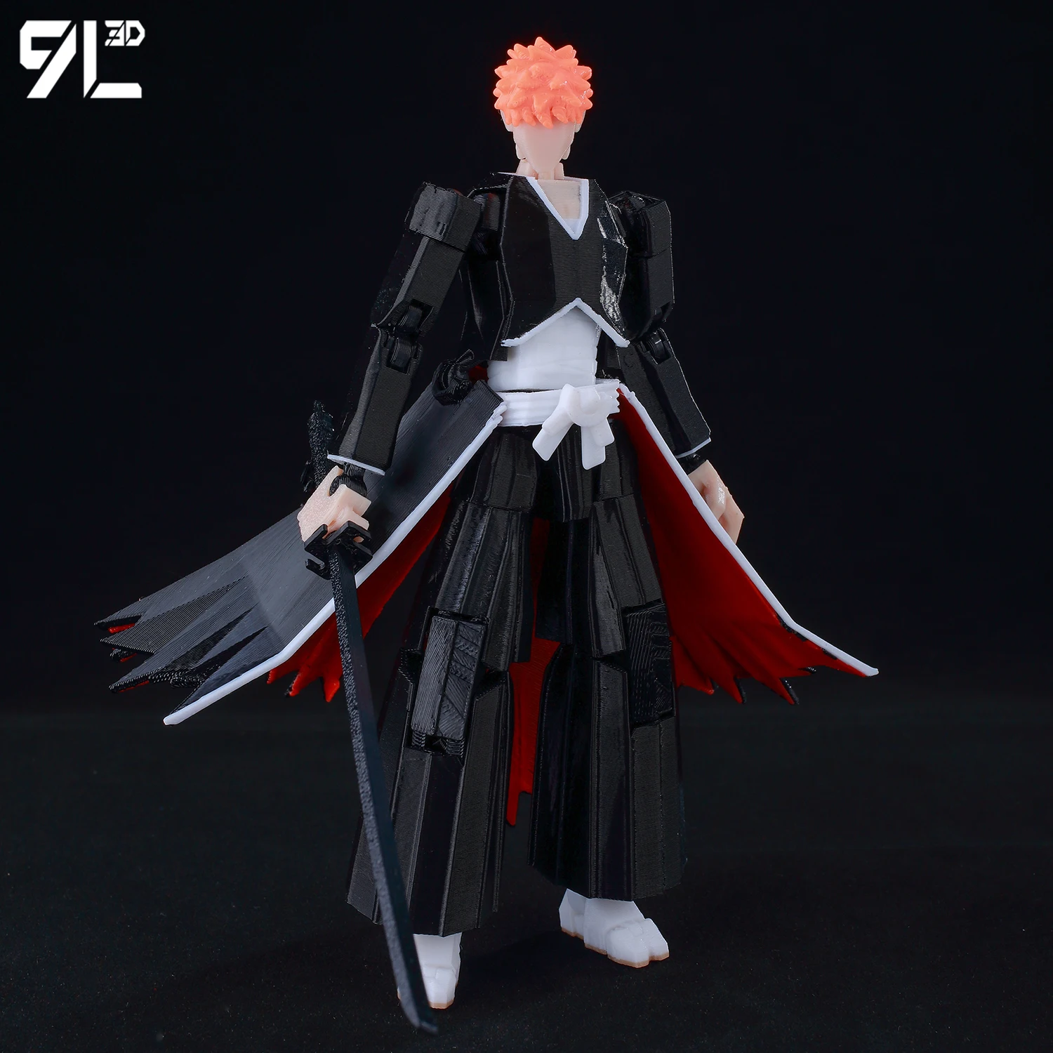 9L3D Fully Articulated Bleach Anime Figure IchigoKurosaki Dummy13