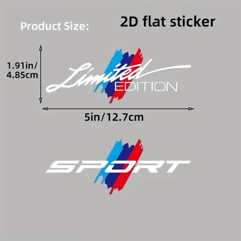 Limited Edition Car Emblem Badges, Sporty Auto Stickers, Universal Vehicle Decoration Accessories for Auto Enthusiasts 8 best sales edition emblem - №6