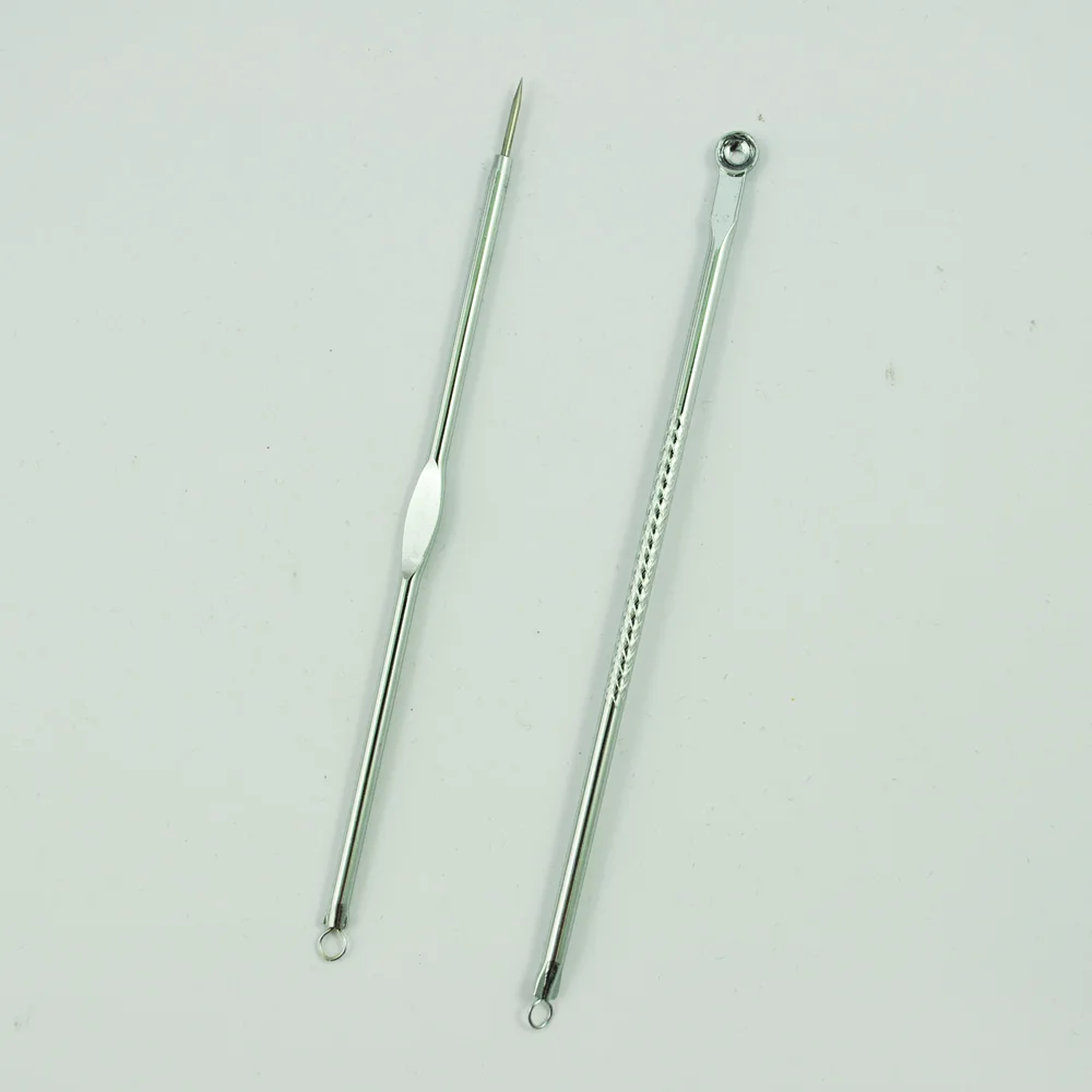 12 Cm Long Face Care Blackhead Acne Needle Remover Pimple Extractor 2 Pcs-A70Z