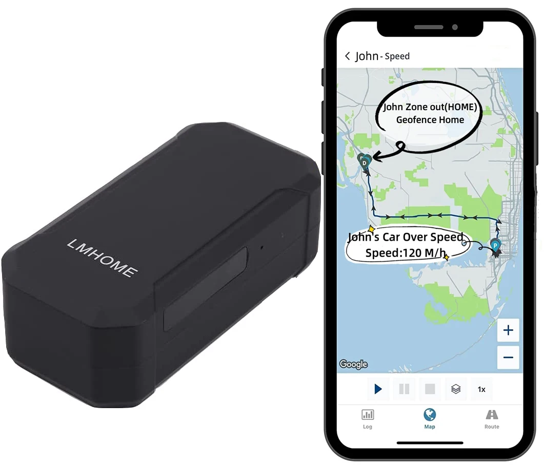 GPS Tracker for Cars - Langmao Brand, Strong Magnetic, High Capacity Battery, Voice Monitoring - Car Tracker, GPS Tracker Car