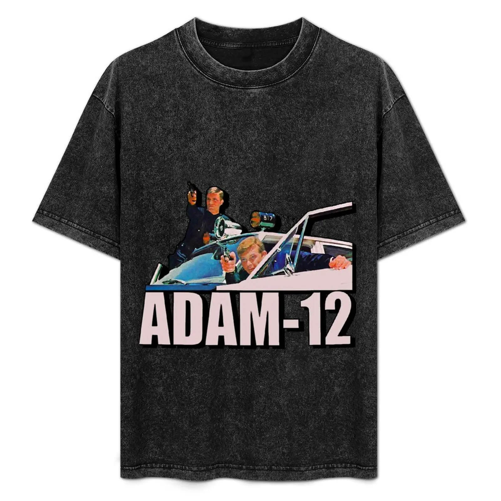 Retro one Adam 12 Tribute Sticker T-Shirt Retro Graphic Print T-Shirt