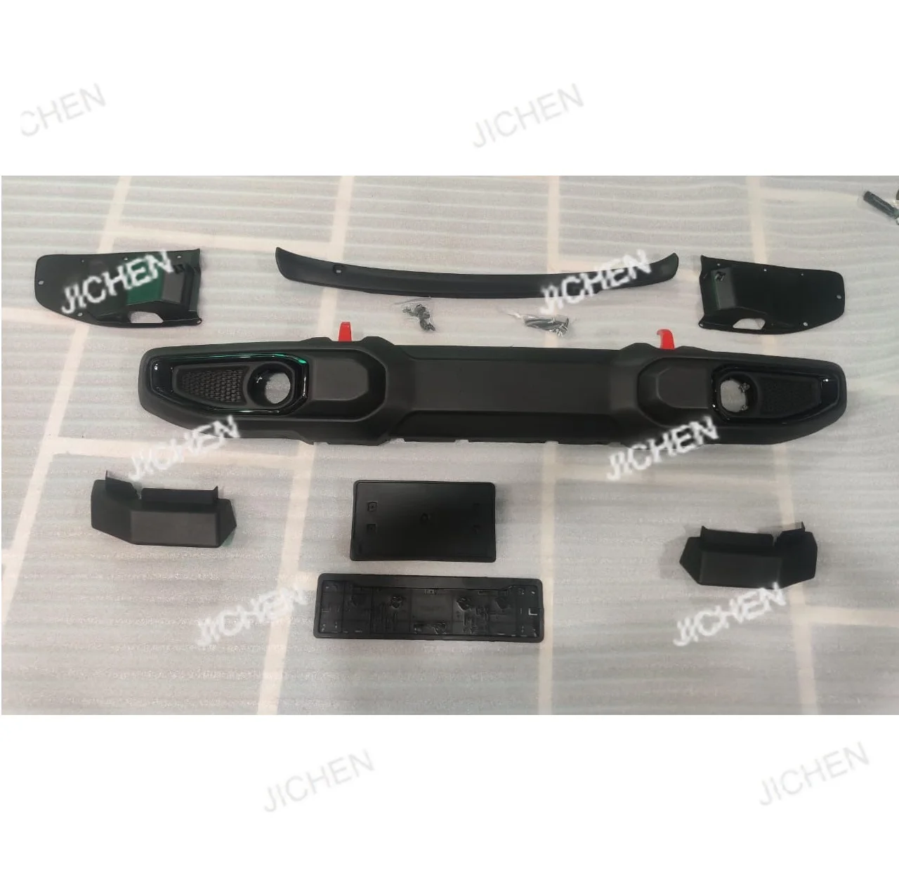 

Suitable For Mahindra Thar 2020-2024 Models Wrangler Style Front Abs Bumper With Premium Auto Parts