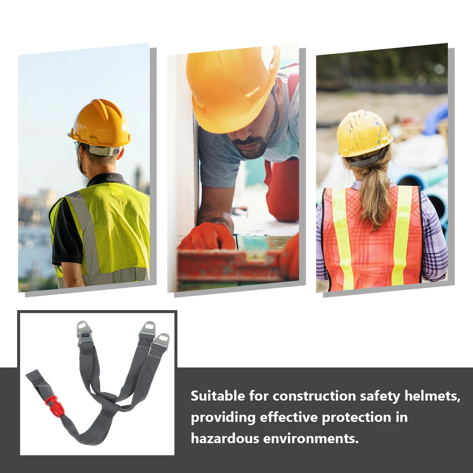 

Y Shaped Adjustable Chin Strap Safety Quick Simple Installation Secure Stable Fit Hazardous Environments