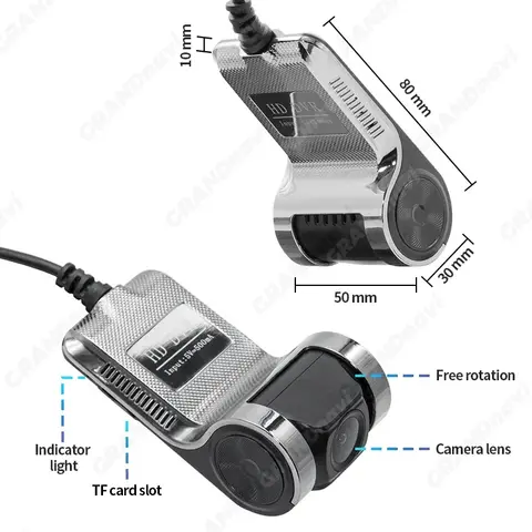 8 best sales dash cam usb - №4