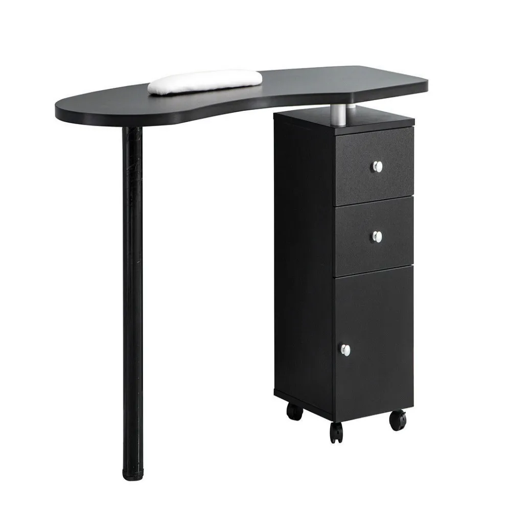 Nail art table mobile rotating table: modern minimalist small nail salon single-person manicure work desk