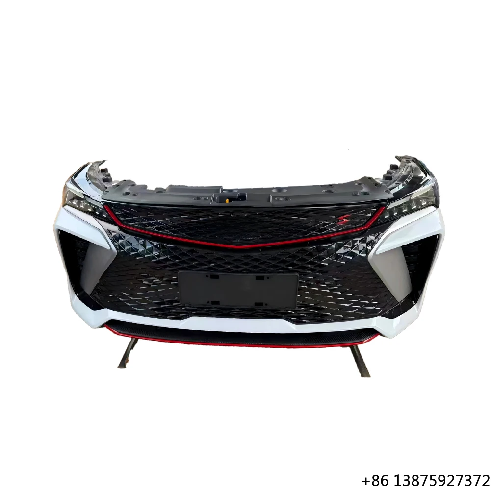 

2022 for Geely Coolray Binyue Front Bumper Assembly with Headlights and Radiator Easy Installation & Perfect Fitment