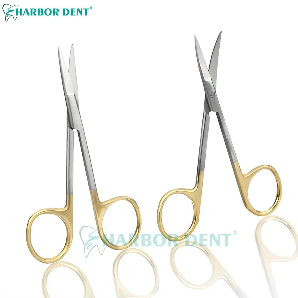 

1PC Dental Surgical Scissors Straight Curved Tip 11.5cm Surgical Forceps Stainless Steel Autoclave Dentist Tools