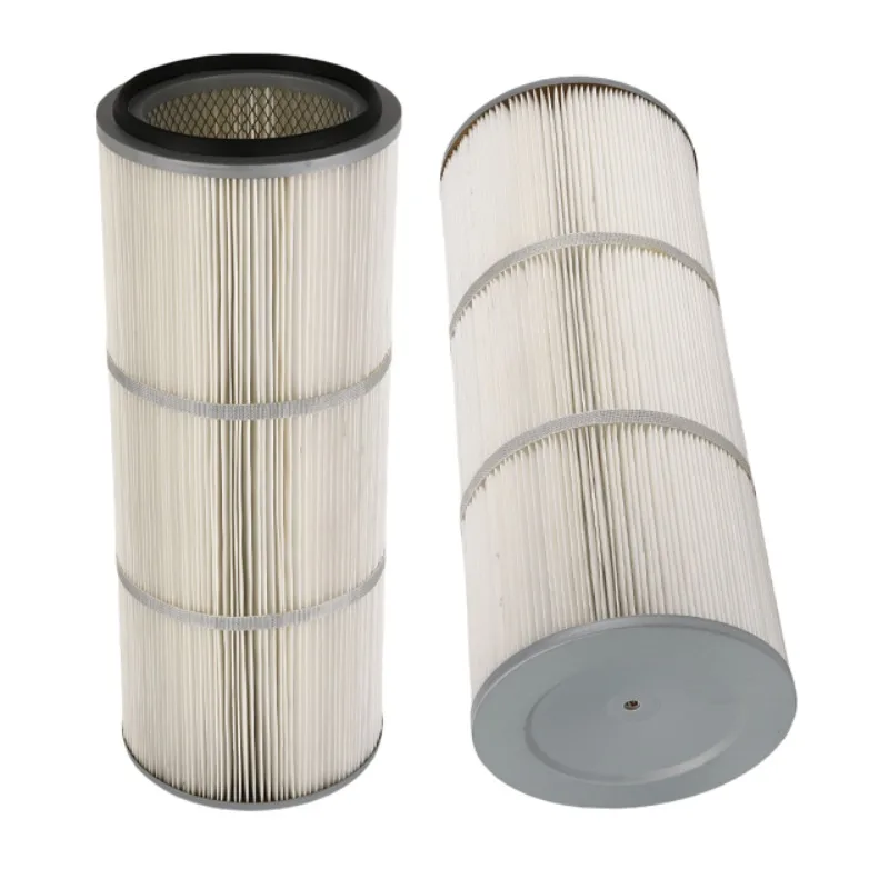 

Environmentally Friendly Cylindrical Dust Air Filter Element Hot Selling Polyester Fiber Customized Cartridge Filter 99%
