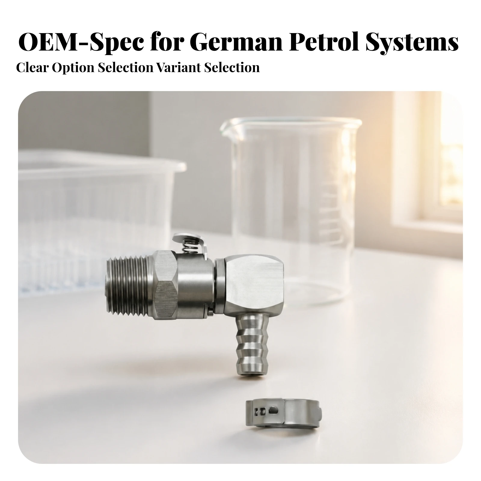 Motorcycle Fuel Line Fitting Leak-Proof 90-Degree Fuel Line Connector 90-Degree Elbow Connector Sturdy Hardware Lightweight