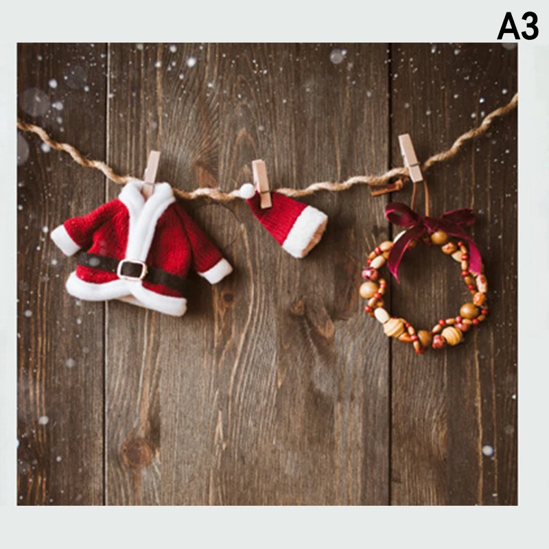 1PC Winter Christmas Backgrounds Kids Adult Photography Props Child Baby Snowy Xmas Pine Trees Decors Photo Studio Backdrop
