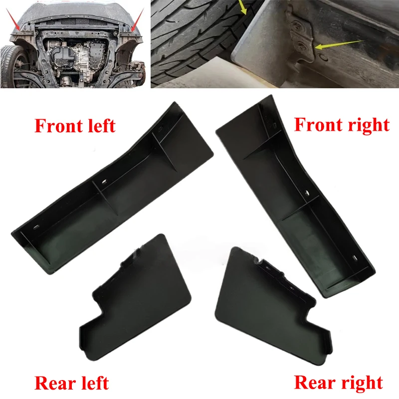 Front Rear Wheel Mudguard Wind Deflection Fender Splash Guards For Nissan Qashqai Dualis J11 2015-2019