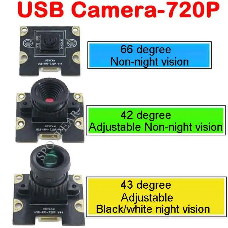 Raspberry Pi Camera USB Webcam Camera 720P 1 megapixel For Raspberry Pi 3B+/4B/zreo/zreo w