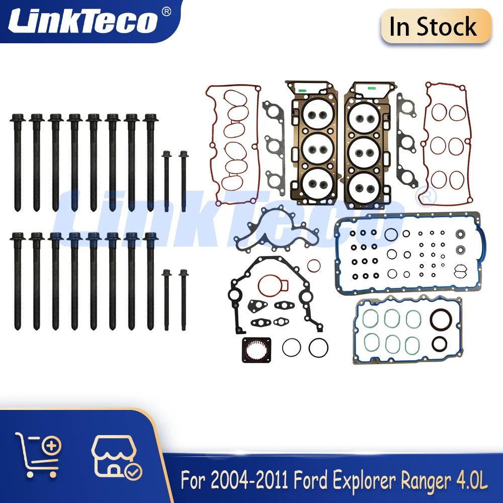 

Engine Full Head Gasket Set & Bolts 4.0 L For 04-11 Mazda B4000 Mercury Mountaineer Ford Explorer Sport Trac Ranger HS26300PT
