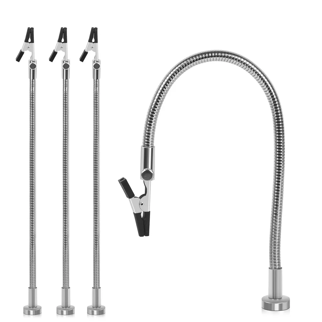 

Multi-Function Magnetic Soldering Clamp Flexible Gooseneck Arms Adjustable Third Hand Tool for Electronics Repair PCB Holder