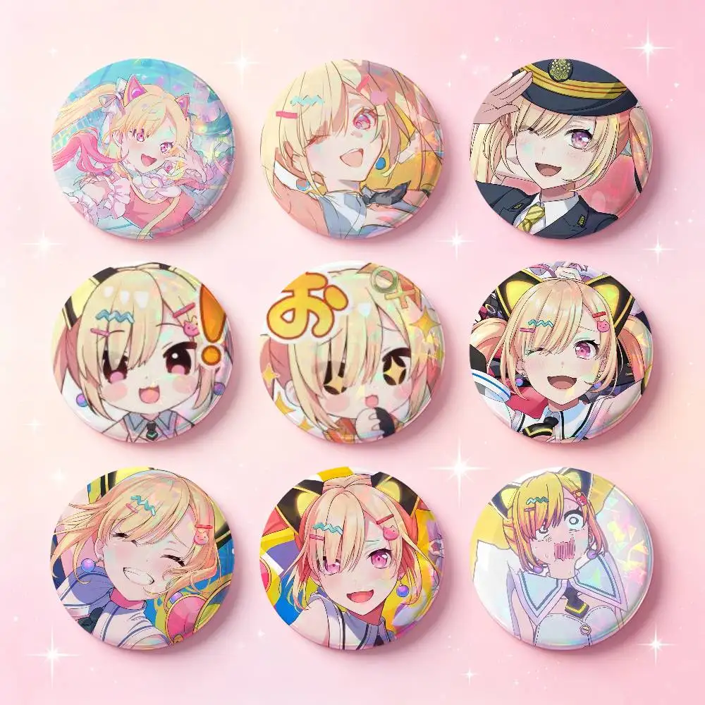 Badges d'anime Nakamachi Arale BanG Dream, 25, 32, 44, 58, 75 mm, ronds, pour cosplay, décoration de sac, collection pour fans, cadeaux pour amis, broche, souvenir