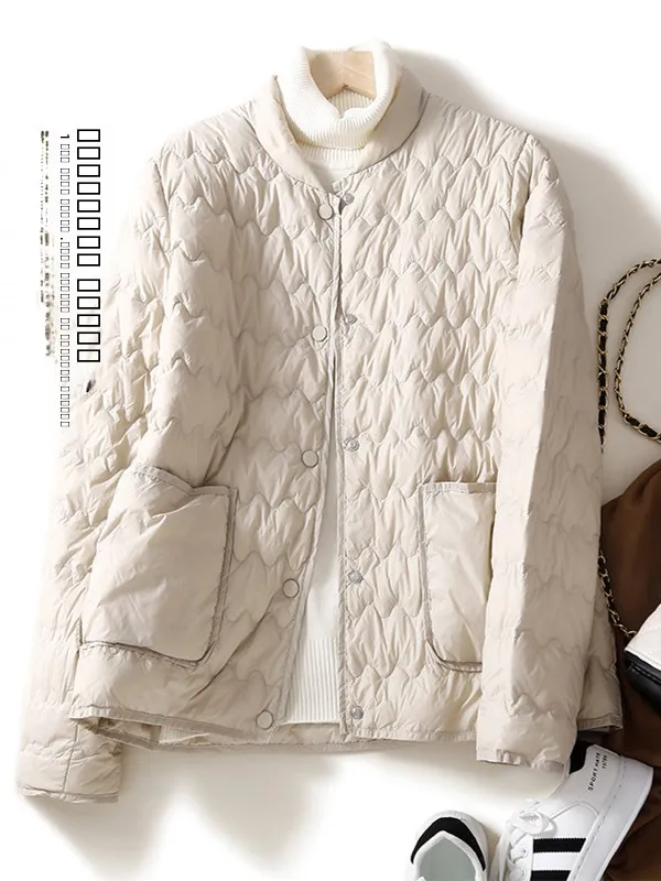 

Warm Lightweight Puffy Jaet Women's Winter Loose Versatile plus Size Ele Outerwear Fat MM Slimming Cotton Clothes