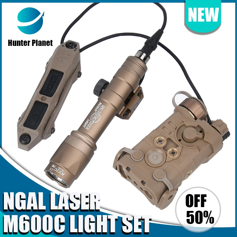 

WADSN NGAL PEQ 15 DBAL-A2 Red Green Blue IR Battery Box Surefir M300 M600 Flashlight AR15 Accessories AXON Dual Pressure Switch