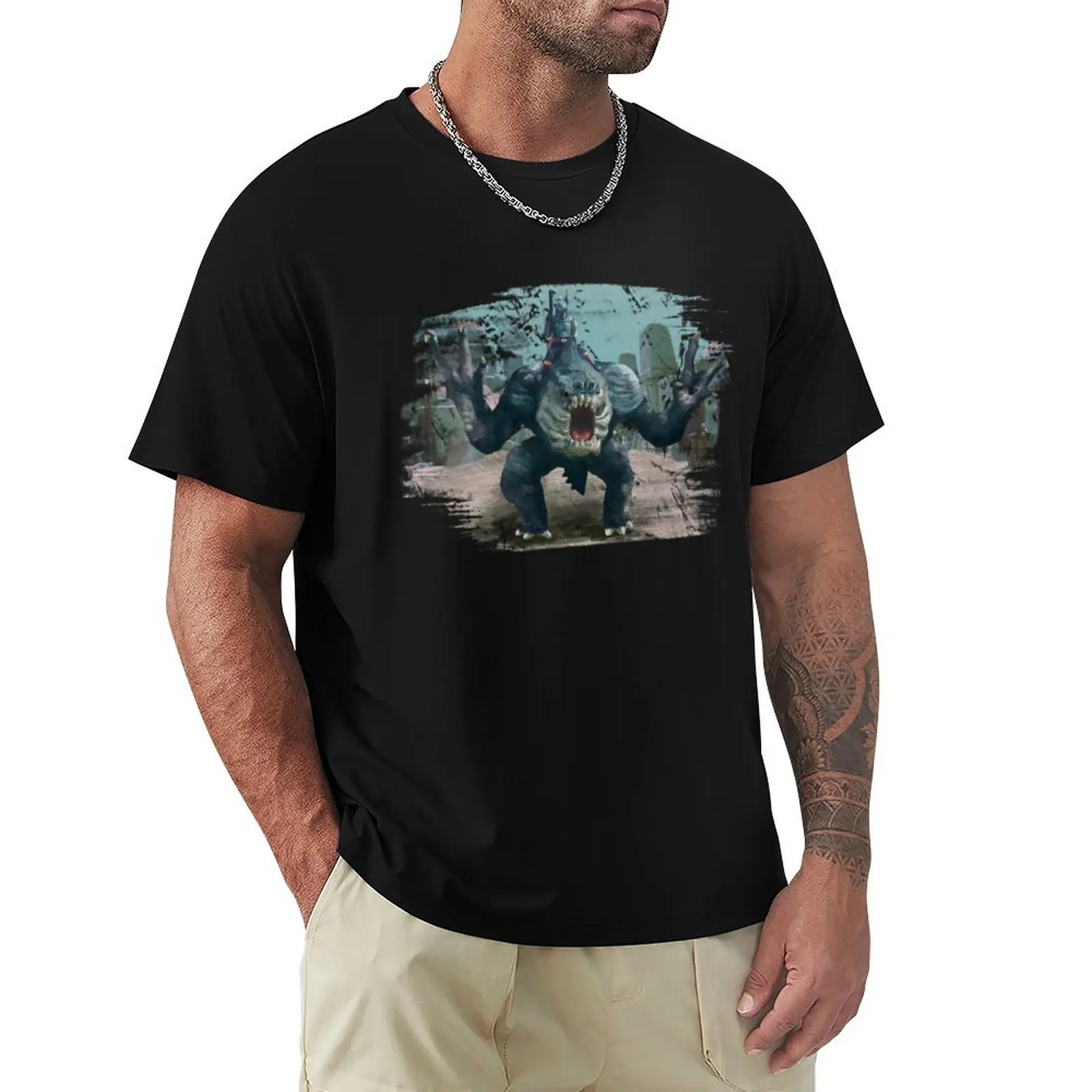 

Boba Fetts Rancor T-Shirt blue lock fashion shirts vintage t shirt men 100℅ cotton