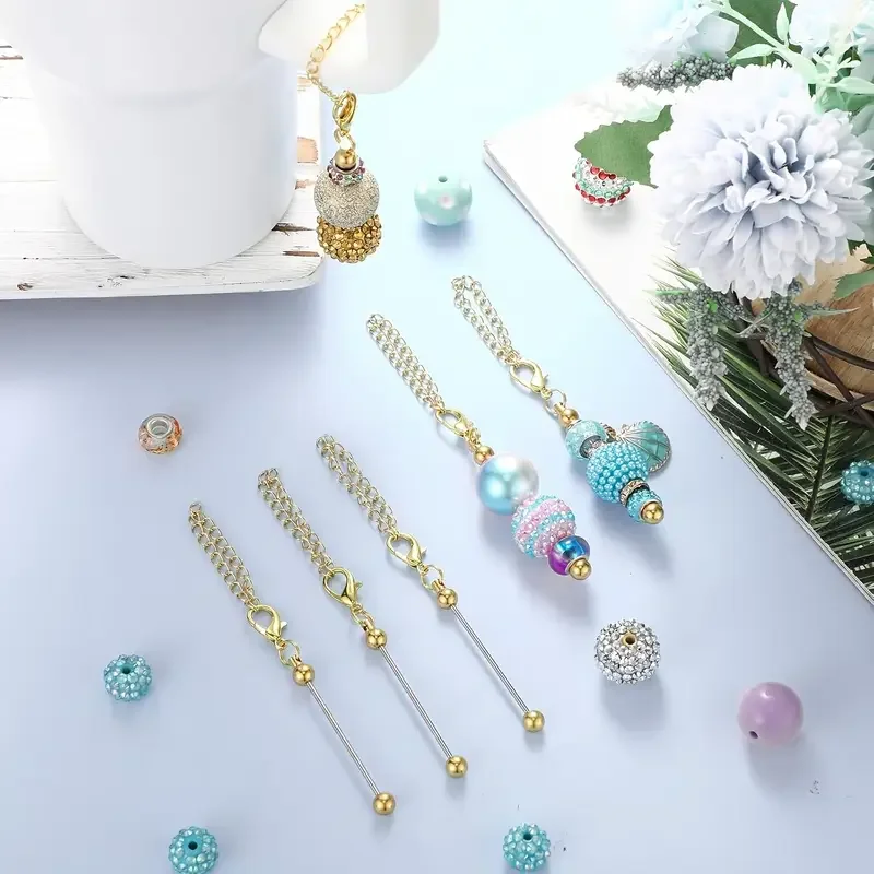 

5/9Pcs/Lot, Metal Keychains For DIY Accessories, Mobile Phone Chains, Backpack Chains, Holiday Scene Decorations, Etc