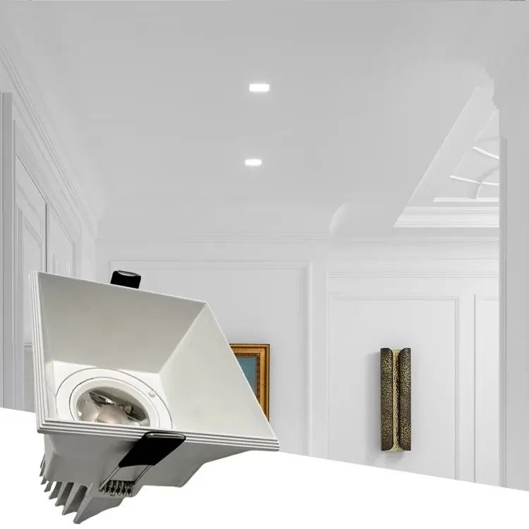 Indoor Aluminum LED CREE 3000K Modern Round Recessed Spotlight Lamp Adjustable SMD Downlight Anti-Glare Dimmable 3-Year Warranty