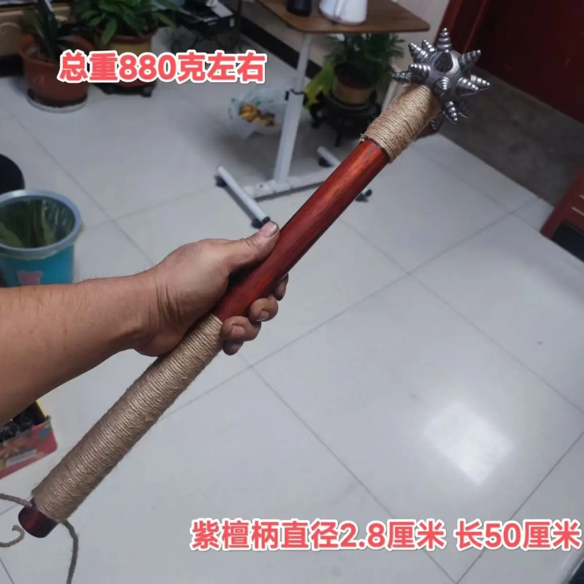 Antique Liaojin Bone Hammer Fitness  Car Self-Defense Broken Window Safety  Golden Melon  Cold  Accessor