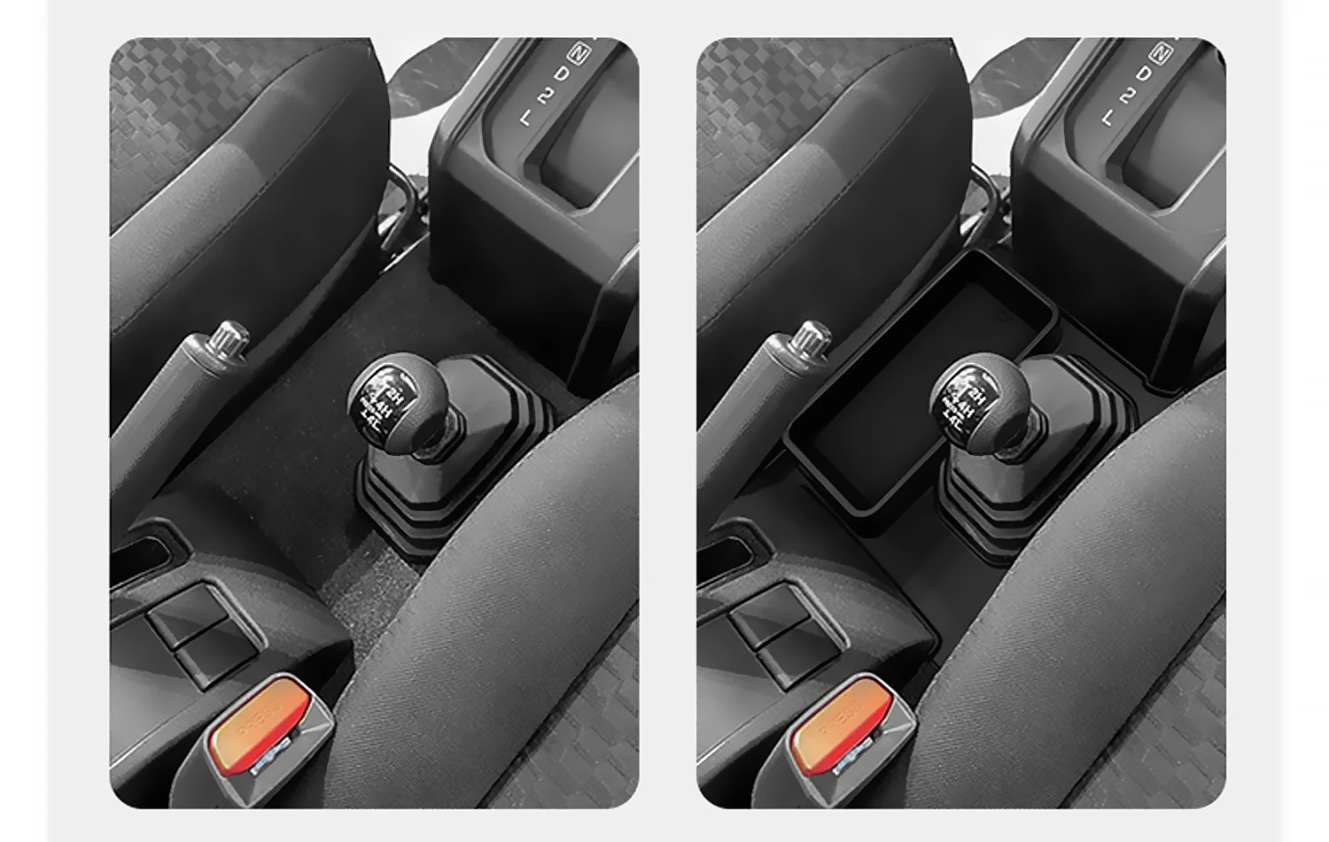 Für Suzuki Jimny JB64 JB74 2019-2022 2023 2024 2025 Mittelkonsole Organizer Fach Getriebe Shifter Lagerung Box Zubehör für Jimny – Detail 3