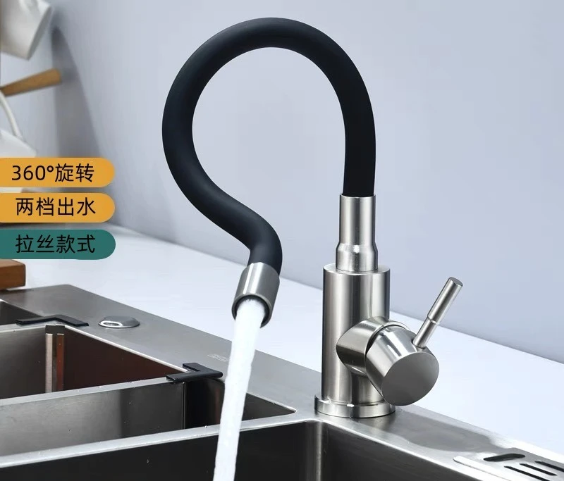 Aanrechtkraan warm en koud universeel draaibaar afwasbak balkon wandkraan