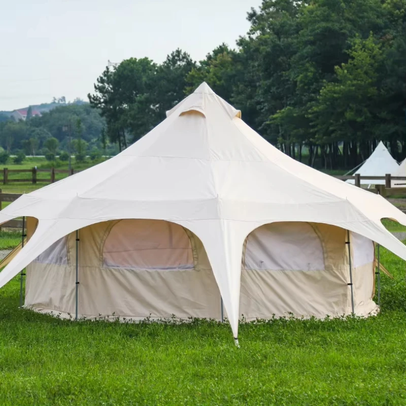 

Outdoor large space activities Circus camping canvas tent with stove jack