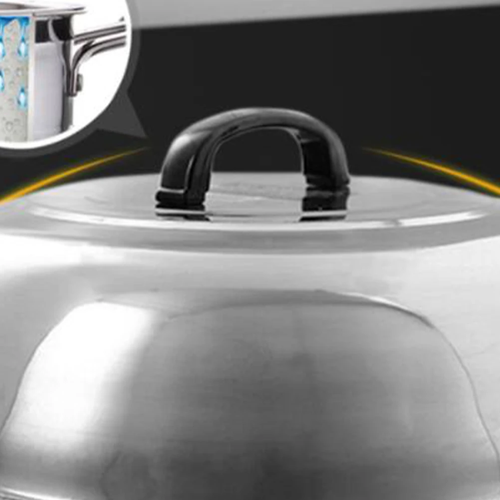 

Higher The Lid of Pot Cover Oil Cooking Tool Anti Splashing Stainless Steel Kitchen Gadget Tripod