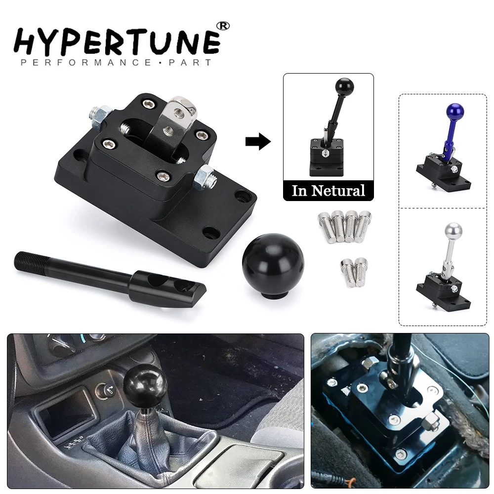 Hypertune - T56 6-Speed Short Throw Shifter w/BaseShift Knob Billet For 93-02 Camaro/Firebird F-Body LS1 HT-PDZ03