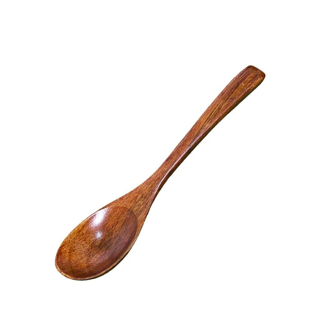 3 Sizes Wooden Spoon Bamboo Kitchen Cooking Utensil Tool Soup Teaspoon Catering Kids Spoon kitchenware for Rice Soup Accessories