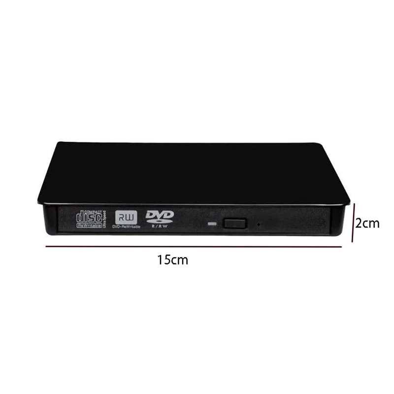 USB3.0 Type C External DVD CD Writer Brushed Panel Optical Drive Portable Universal Laptop Computer PC DVD-RW Disk Reader Player