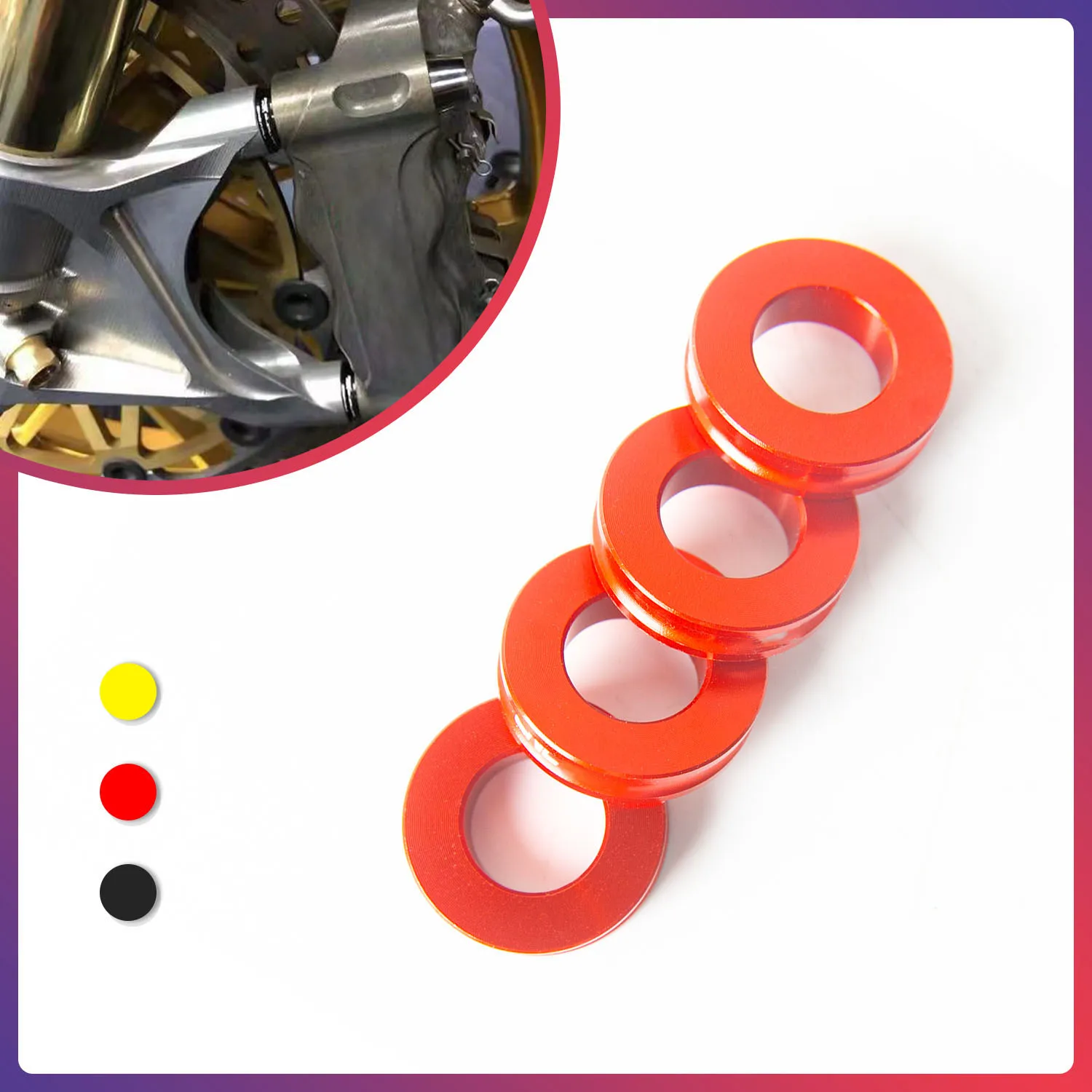 Motorcycle Accessories Refit Front Brake Caliper Spacers Kit For Aprilia RSV4 1100 RR TUONO V4